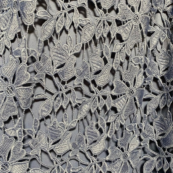 Karl Lagerfeld Chemical Blue Lace Sheath Cocktail Dress - EUC SEE PICS FOR SIZE - Picture 5 of 11